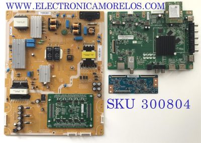 KIT DE TARJETAS PARA TV VIZIO / MAIN 3655-1172-0150 / 0171-2272-6154 / 3655-1172-0395 / FUENTE 0500-0614-0960 / PSLL161B05M / T-CON 55.55T23.C10 / T550HVN08.5 CTRL / 5555T23C10 / 55T23-C0K / PANEL T550HVN08.5 / MODELO E55-D0 LAUATYBS / LAUATYAS